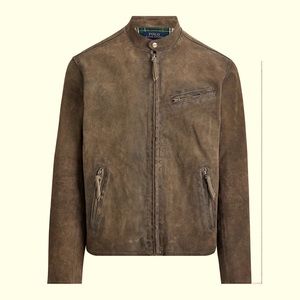 Polo Ralph Lauren Men's Suede Café Racer Jacket